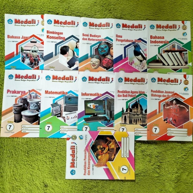 BUKU LKS MEDALI SEMESTER GASAL/1 BAHASA JAWA BIMBINGAN KONSELING SENI BUDAYA ILMU PENGETAHUAN ALAM B