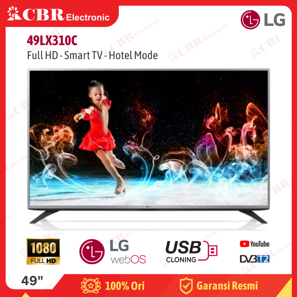 TV LG 49 Inch LED 49LX310C (Hotel Mode-Smart TV)