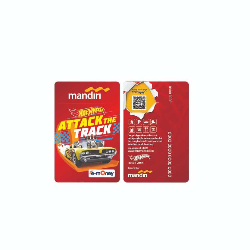 Mandiri e-Money edisi Hot Wheels - Roger Dodger