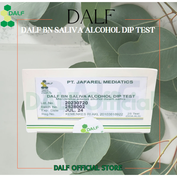 DALF ALCOHOL SALIVA STRIP TEST