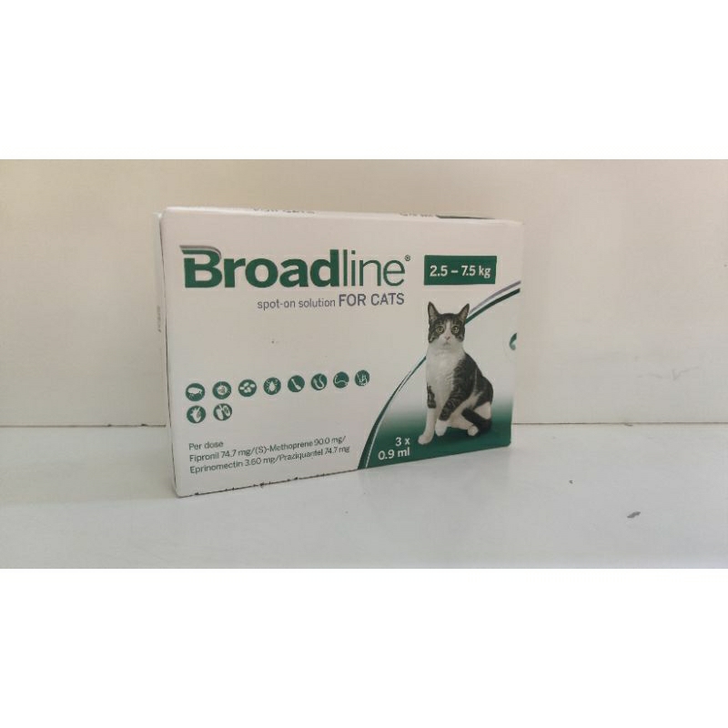 OBAT KUTU KUCING SEKALIGUS BUNUH CACING YANG AMAN BAGI INDUK HAMIL BROADLINE FOR CAT
