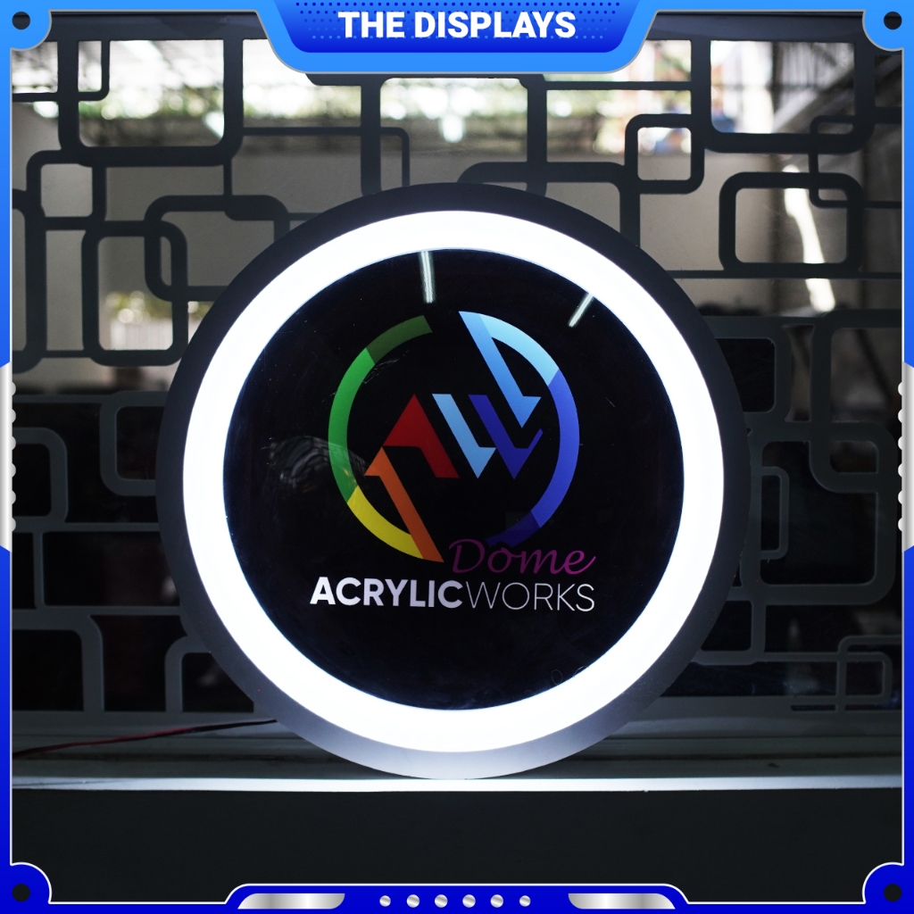 Papan Nama Toko LED Custom Logo Signage Murah