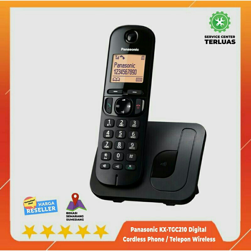 Panasonic Cordless Phone KX- TGC210 Phone Wireless