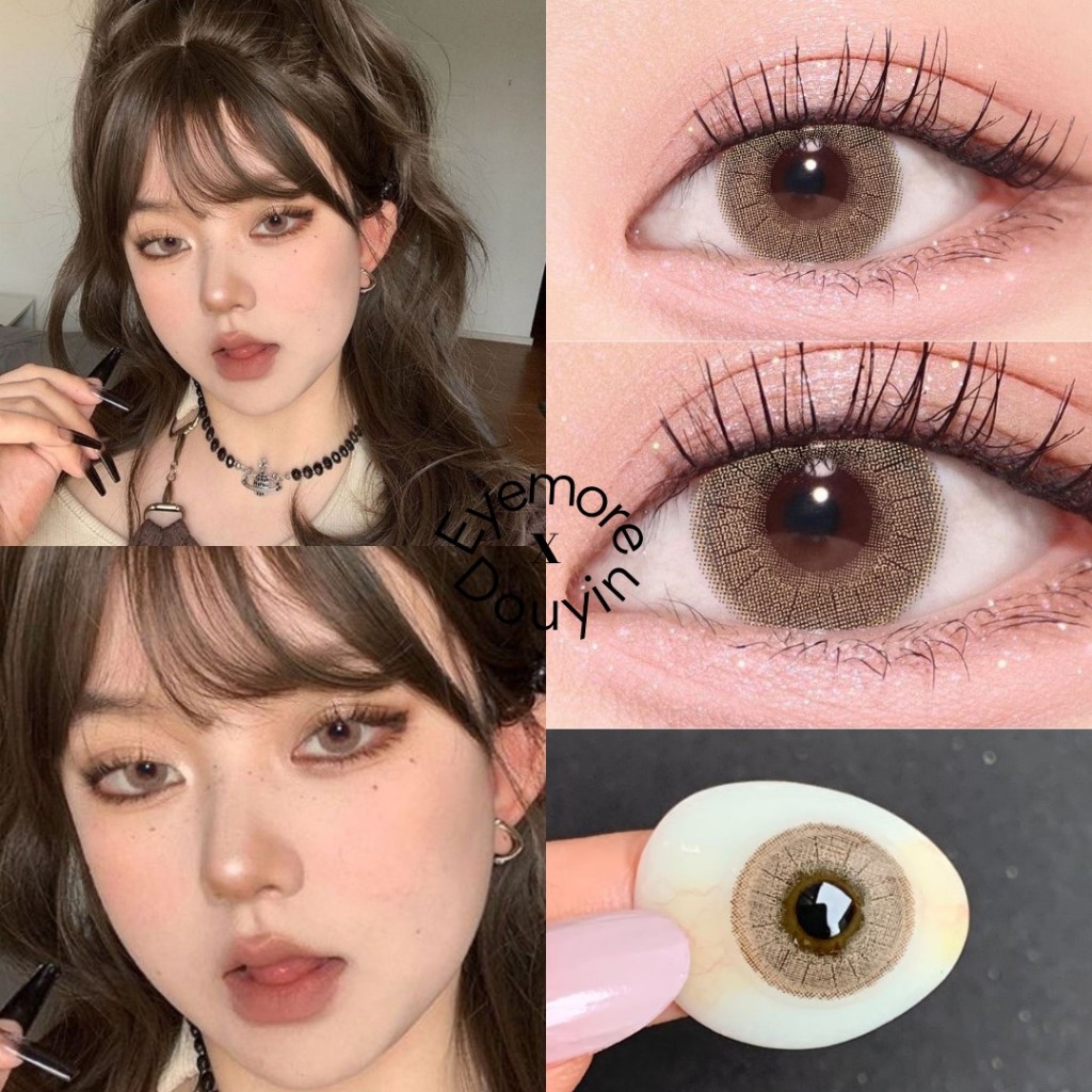 JUAL SOFTLENS EYEMORE EYELIGHTER BLACK / BROWN KHUSUS NORMAL