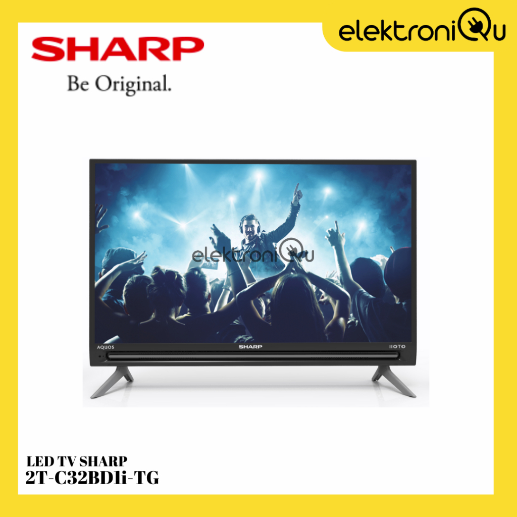 PROMO TV LED SHARP 32INCH 2T-C32BD1i-TG HD TV SUDAH DIGITAL USB MOVIE