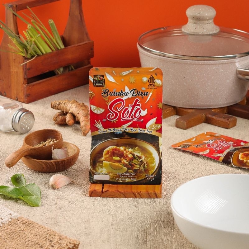 

BUMBU SOTO INSTAN BUMBU DIEN ENAK LEZAT DAN PRAKTIS 50 gr