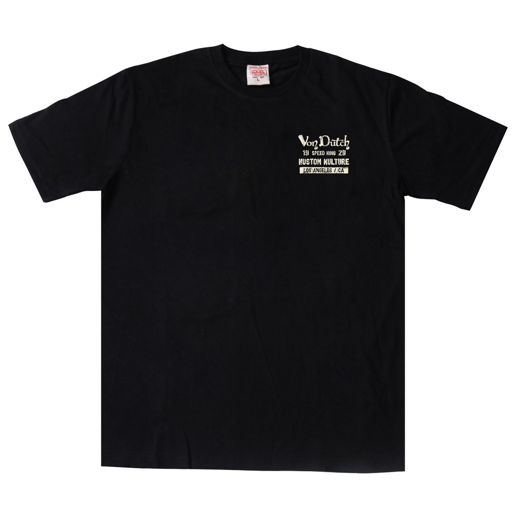 Baju Kaos Premium VON DUTCH Bootleg Atasan Pria Wanita Aesthetic Kaos Nongki Vintage Trendy Kaos Gem