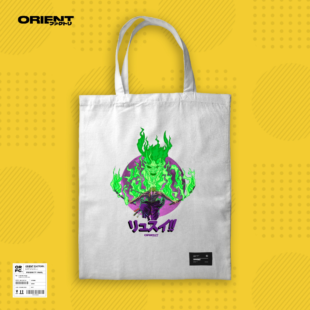 Tote Bag Anime - Tote Bag Zoro One Piece - ORIENT FACTORY