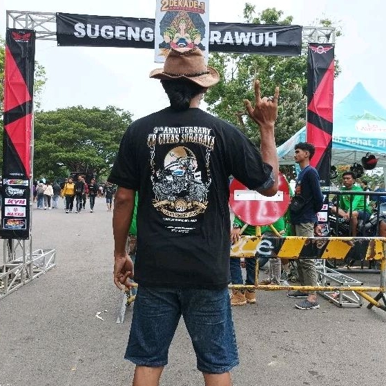 Kaos acara CB Civas Surabaya