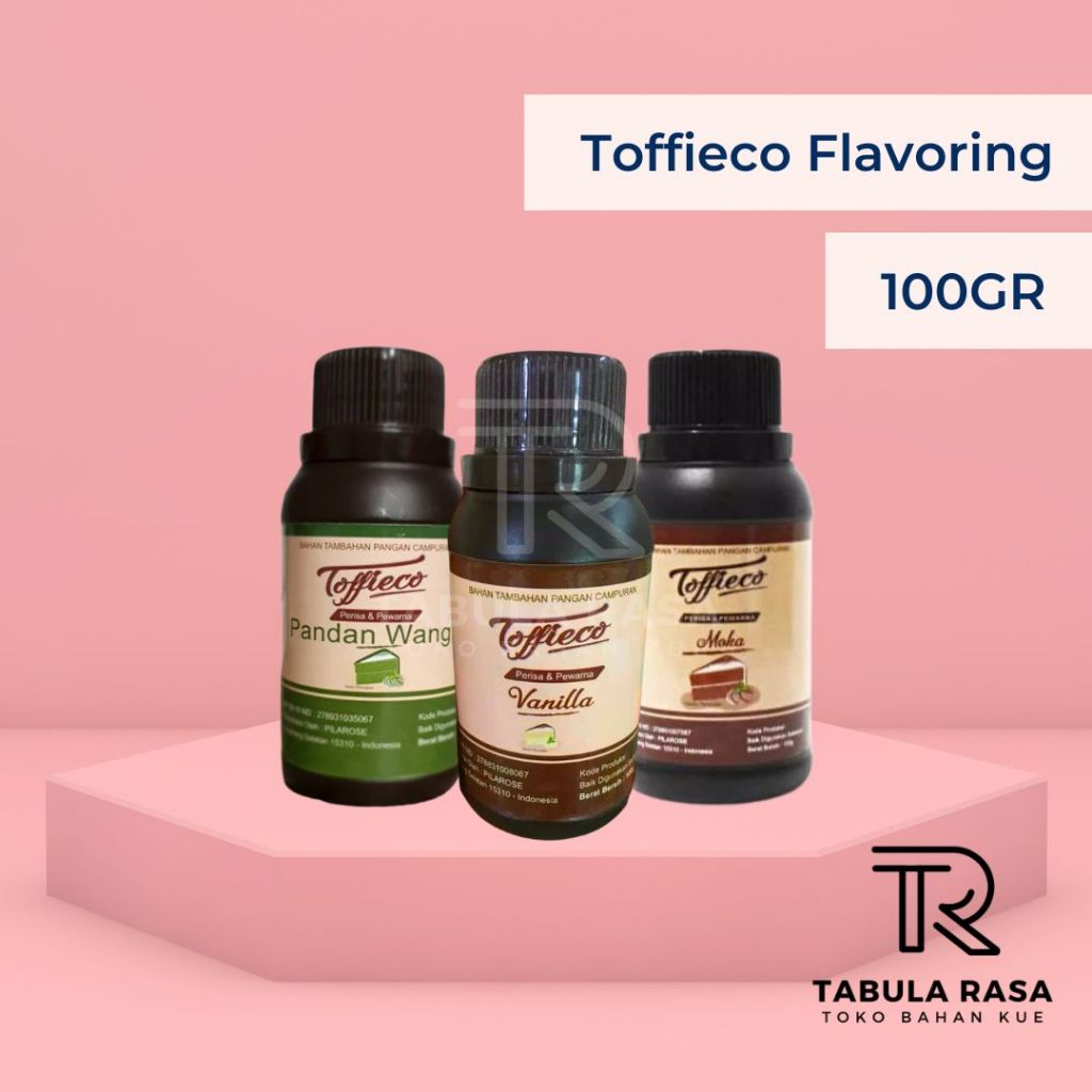 

Toffieco Perisa Pewarna Flavoring Paste/ Vanilla/ Moka/ Pandan pasta kue aroma mocha 100gr