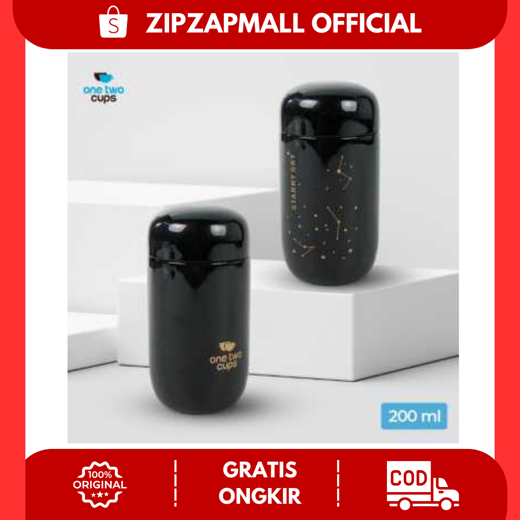 Botol Tumbler Kopi Teh Stainless Steel 200ml Tahan 24 Jam / Botol Termos Air Panas Dingin Kopi Tahan