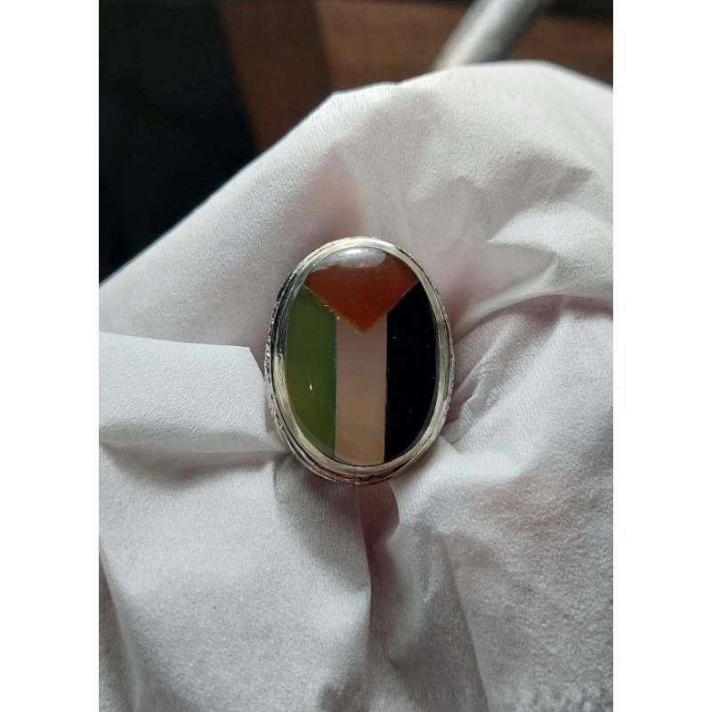 Batu akik palestina bahan batu asli
