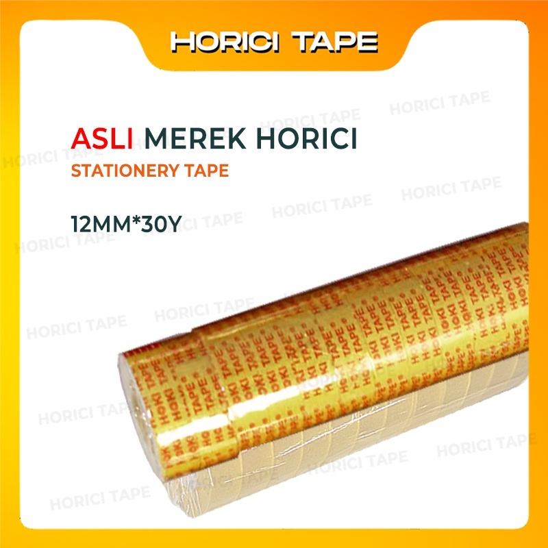 

[1 Pcs] Stationery Tape 12 MM x 30 Yard Satuan Merk Horici