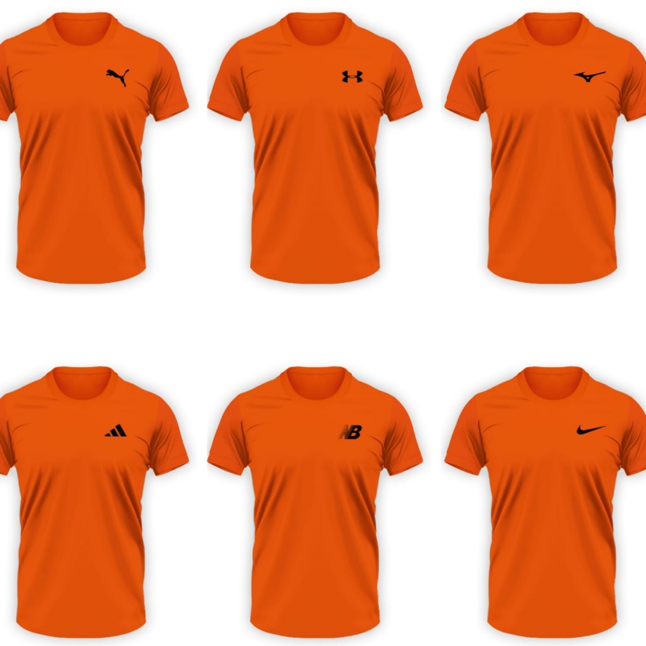 ➭➱✥❄ KAOS PENDEK POLOS JUMBO- kaos polos oblong jumbo dryfit drifit olahraga sport Ready