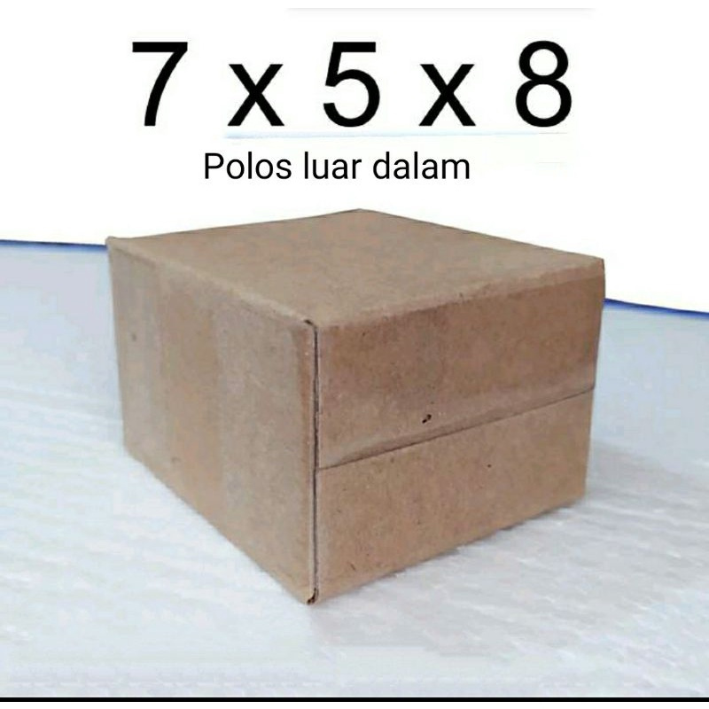 

Termurah #Kardus_kecil Uk 7x5x8 cm polos kemasan packaging