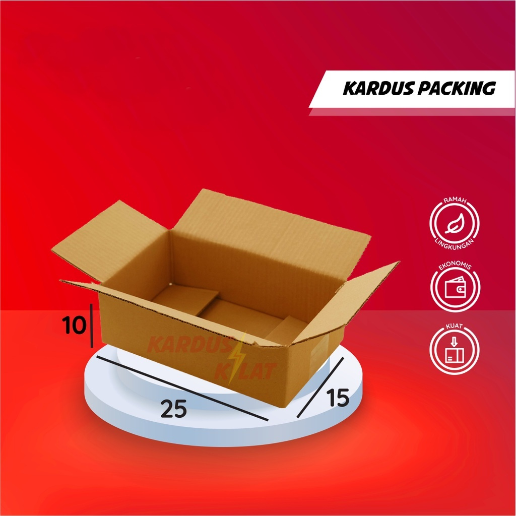 

Kardus Packing 25x15x10 - Karton Box Dus Kotak Packaging Murah