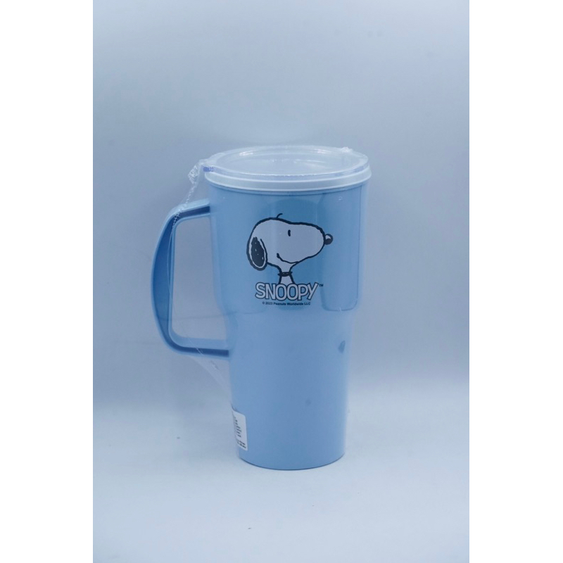 Tumbler Snoopy Botol Minum Handle Plastik Plastic Drink Bottle 700ml