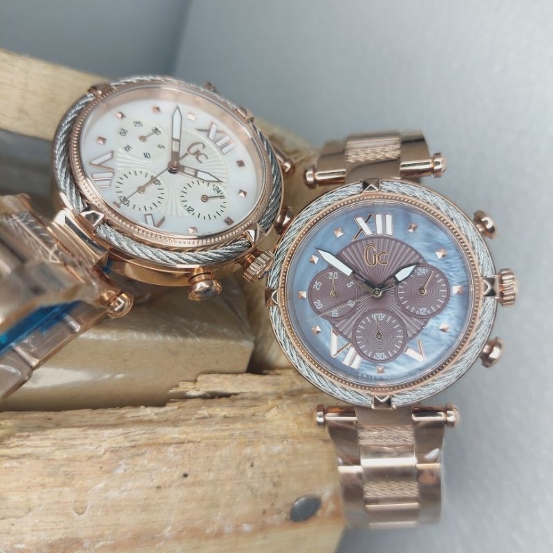 GUESS COLLECTION GC Y16002 Rosegold Original Jam Tangan Wanita