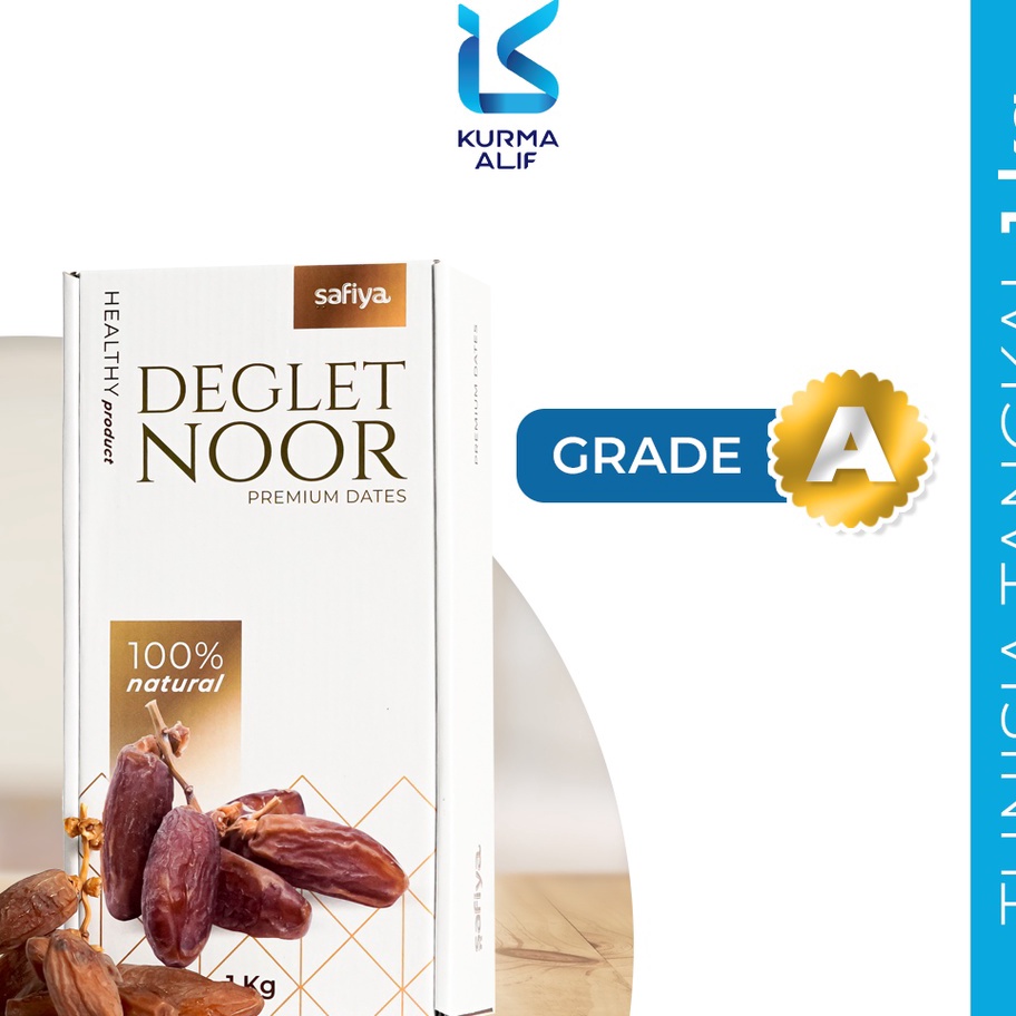 

Kode ONW759 Kurma Tangkai Deglet Noor Tunisia 1 Kg | Kurma Tunisia Asli Kualitas Premium