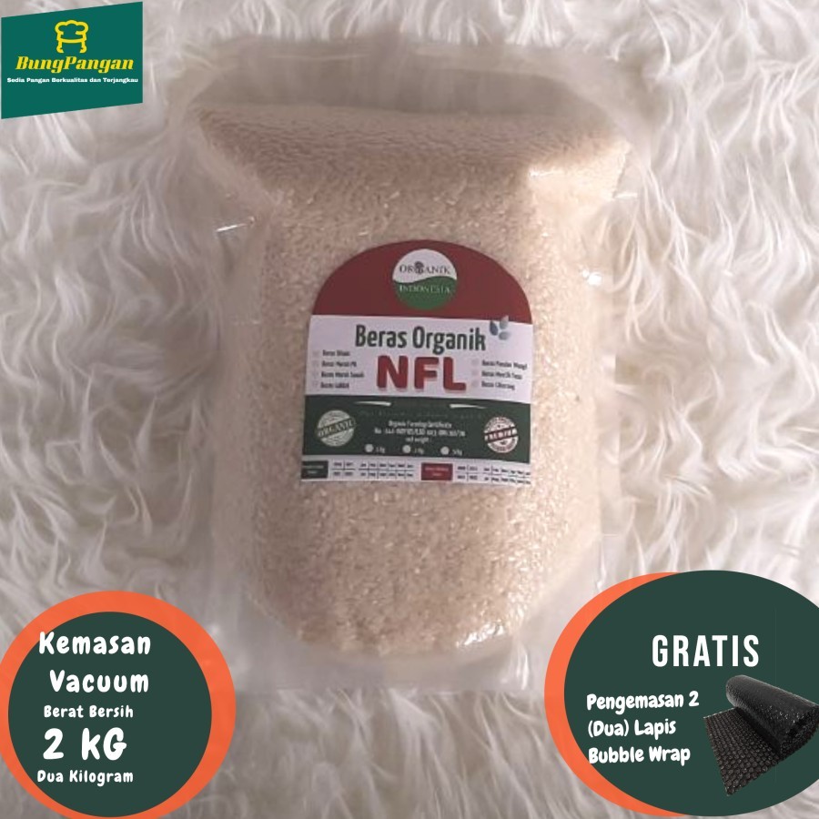 

2Kg Beras Pandan / Mentik Wangi Organik Premium NFL Bersertifikat