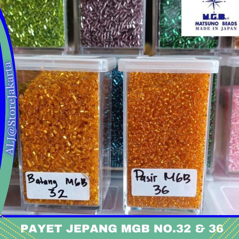 Payet Jepang MGB No. 32/36 Gold sedang (Batang & Pasir)