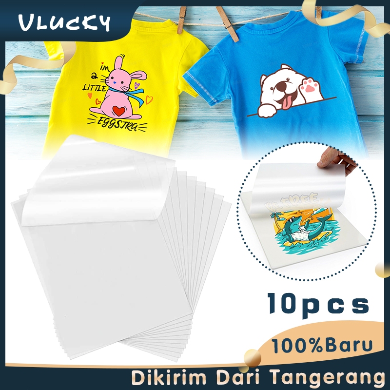 

Isi 10 Cetak Print Sablon Setrika DTF Print Sablon DTF Custom Desain Sendiri A4