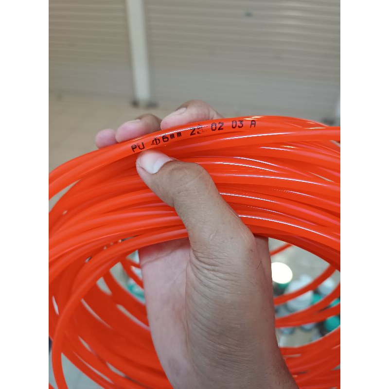 Bancord Pu orenge 6 mm / rounbelt pu oren 6 mm