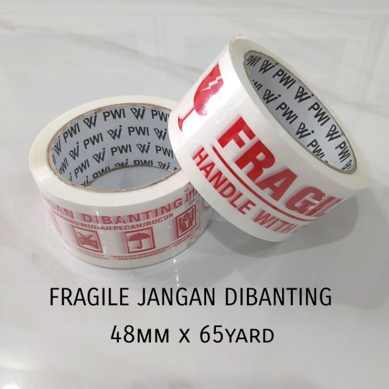 

Fragile Jangan Dibanting 48mm x 65yard / Opp Tape