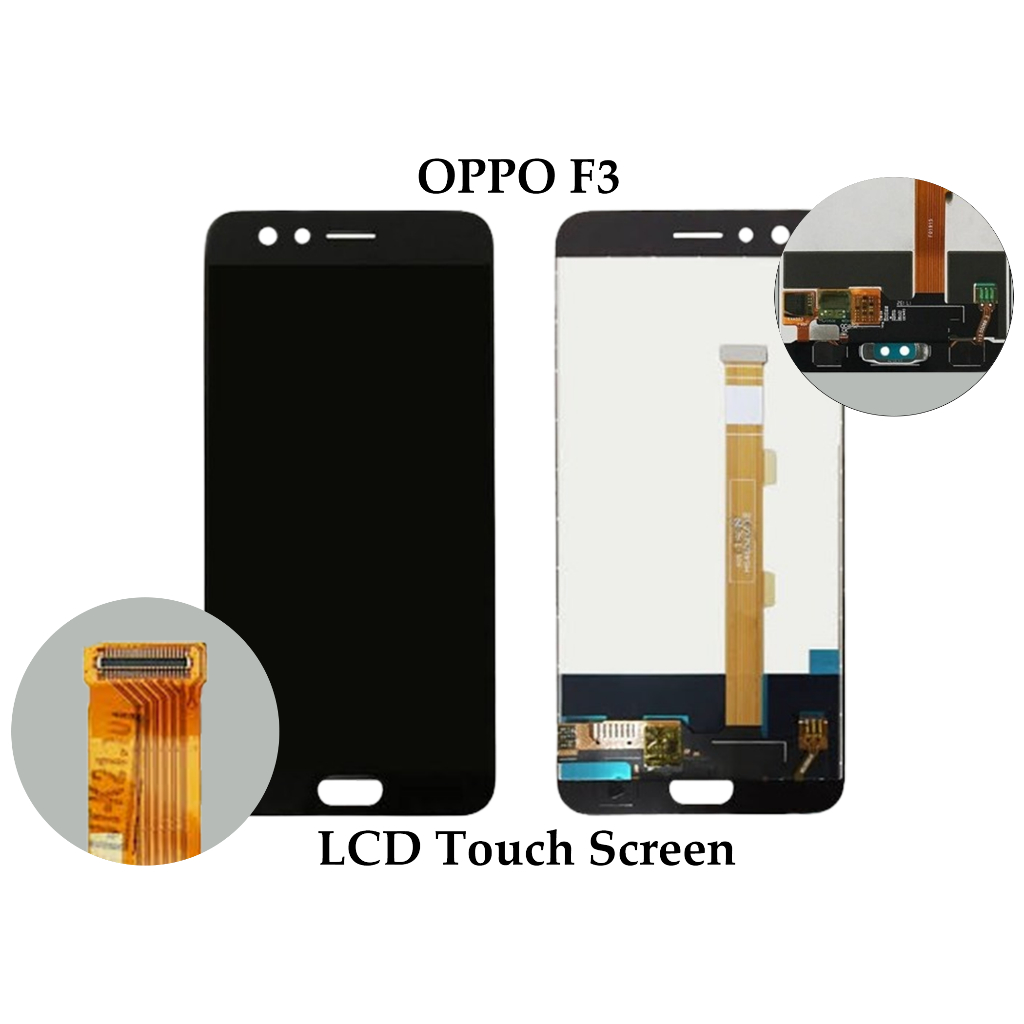 Oppo F3 LCD Touch Screen Layar Sentuh Hp Fullset Original