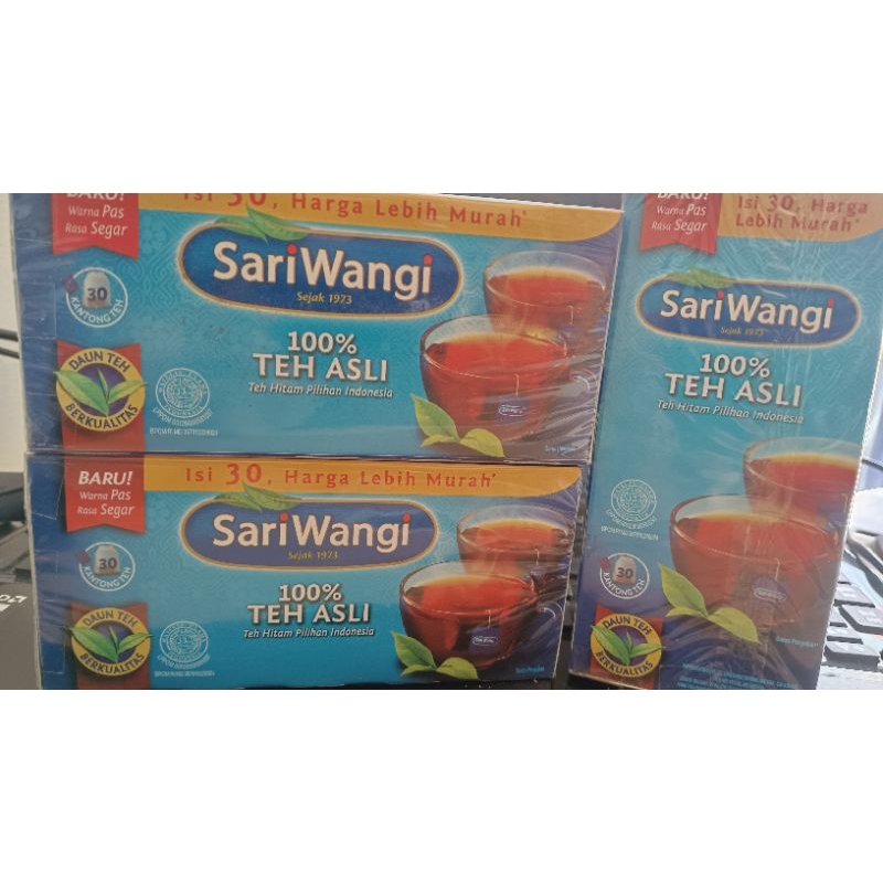 

Sariwangi Teh Celup Asli Isi 30's Pack Kotak Sari Wangi