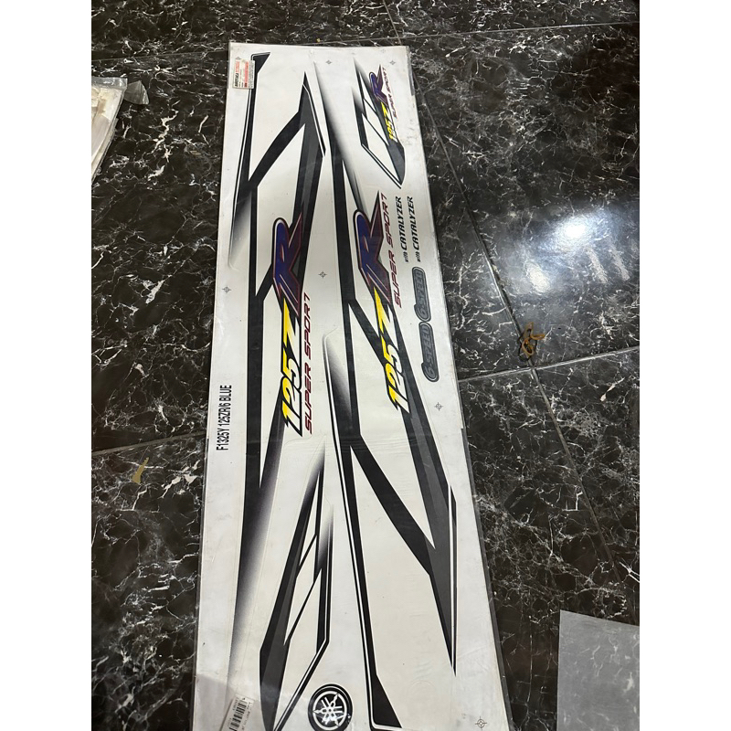striping yamaha 125 zr biru