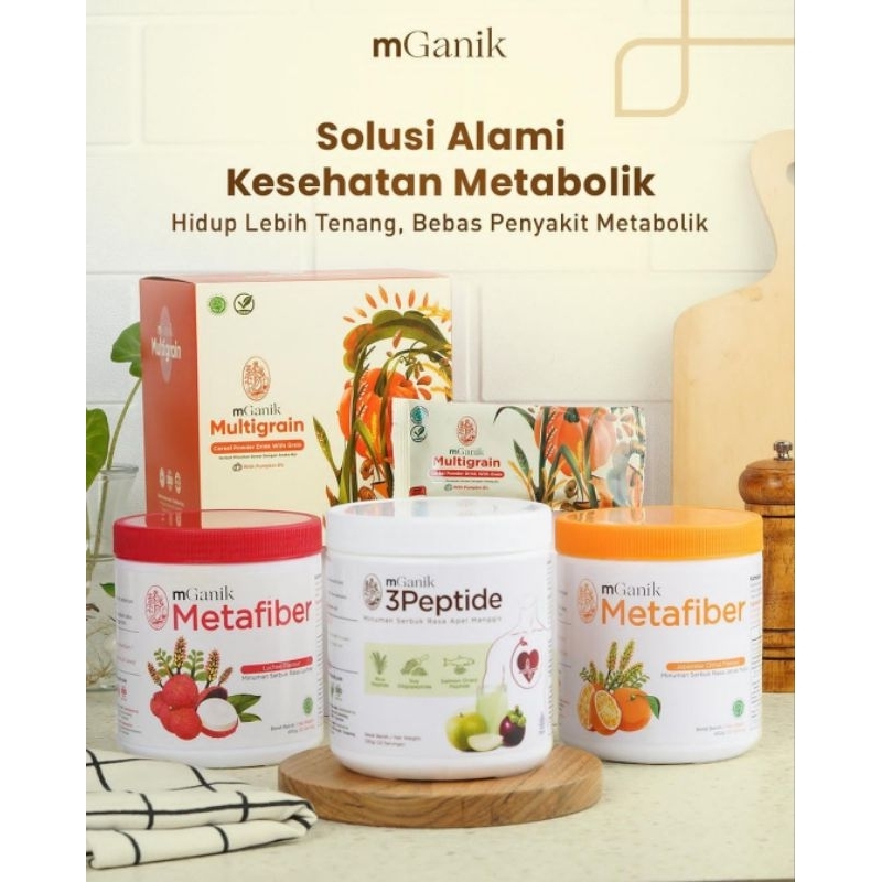 

MGANIK MULTIGRAIN METAFIBER 100% ORIGINAL SUPERFOOD FOR DIABETES