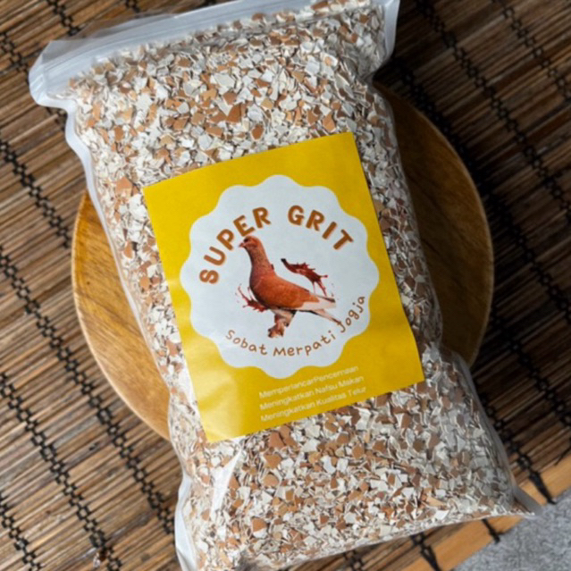 Super grit Merpati (450gr) - Asinan merpati Kolong/Balap