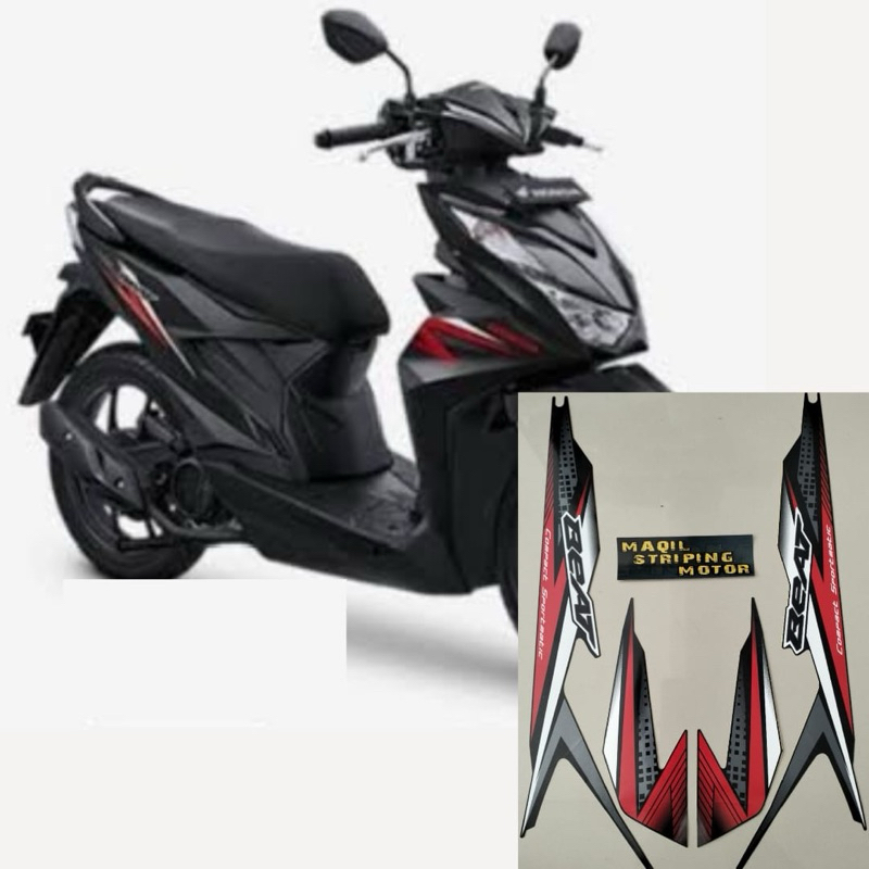 striping original Honda beat cw 2020
