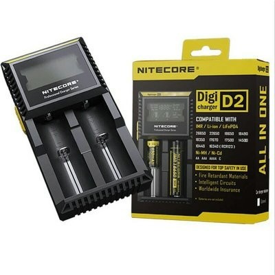 Nitecore D2 Intelligent USB Charger Baterai 2 Slot