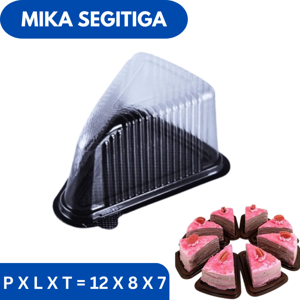 MIKA SEGITIGA UNTUK MILLE CREPES / BOLU POTONG