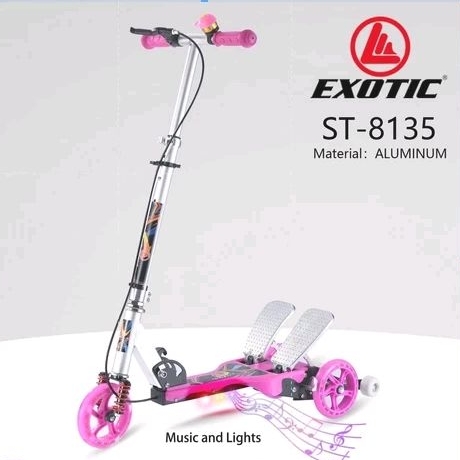 Skuter scooter sekuter injak  QY11AP QY 11 AP X  Exotic ST-8135 skuter anak dan dewasa