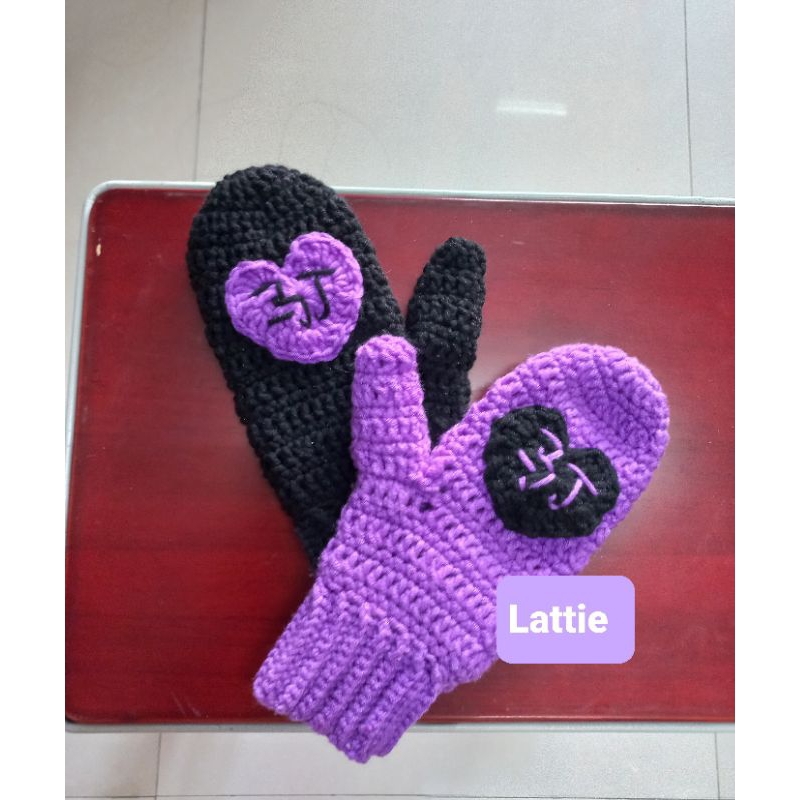 HANDMADE HANDGLOVES/CUTE GLOVES/SARUNG TANGAN KUCING RAJUT/CROCHET HANDGLOVES/CUSTOM GLOVES/INSIAL H