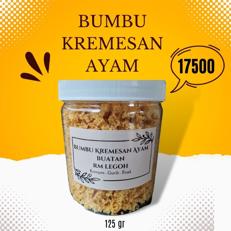 

RM Legoh - Bumbu Kremesan Ayam