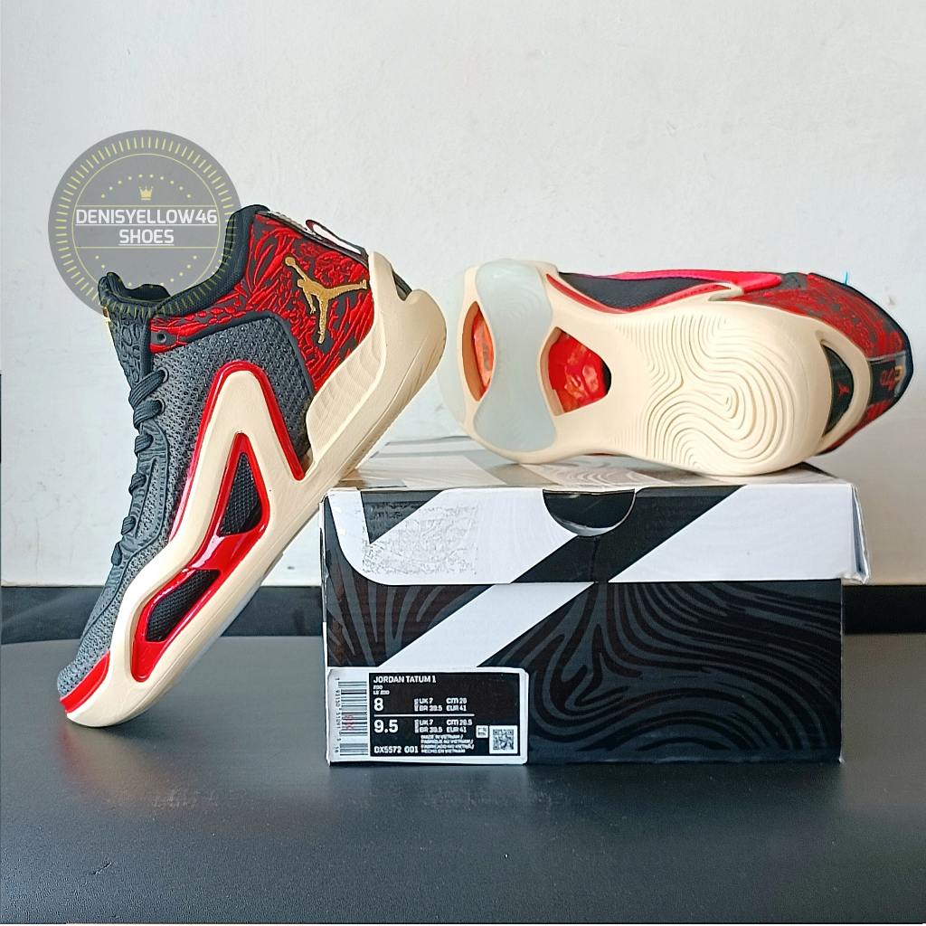 SEPATU BASKET TERBARU NIKE JD TATUM HITAM SNEAKERS KETS OLAH RAGA VOLI COD