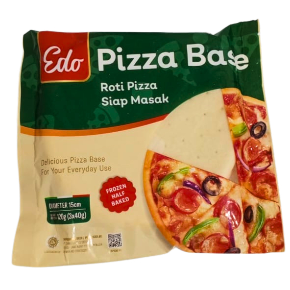 

ADONAN ROTI PIZZA EDO PIZZA BASE 120GR (3pcs x 40gr)