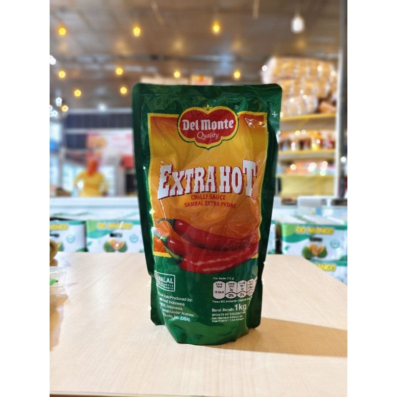 

Del Monte Saus Sambal Extra Hot 1kg pouch