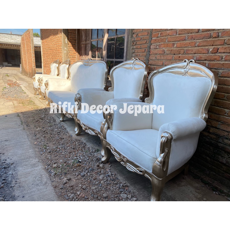 KURSI PELAMINAN DEKORASI PERNIKAHAN / KURSI PELAMINAN / SOFA PELAMINAN / SOFA PENGANTIN / SOFA PELAM