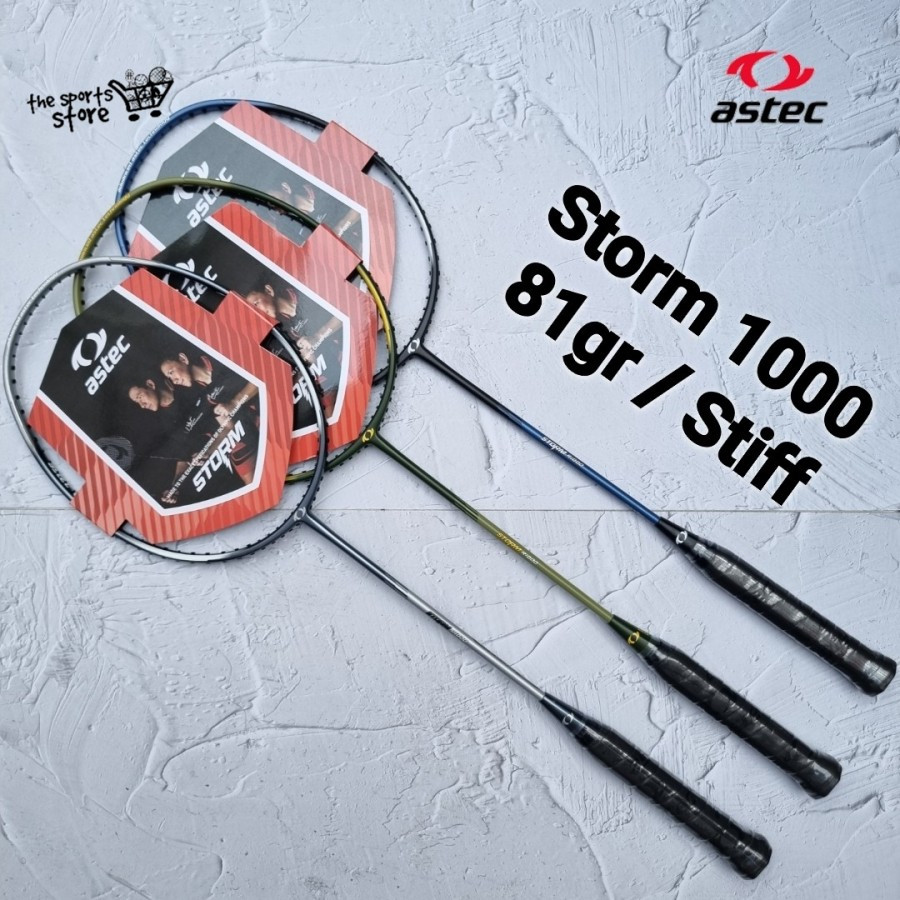 Raket Badminton Toalson Astec Storm R1000 4U 81g Bulutangkis Original