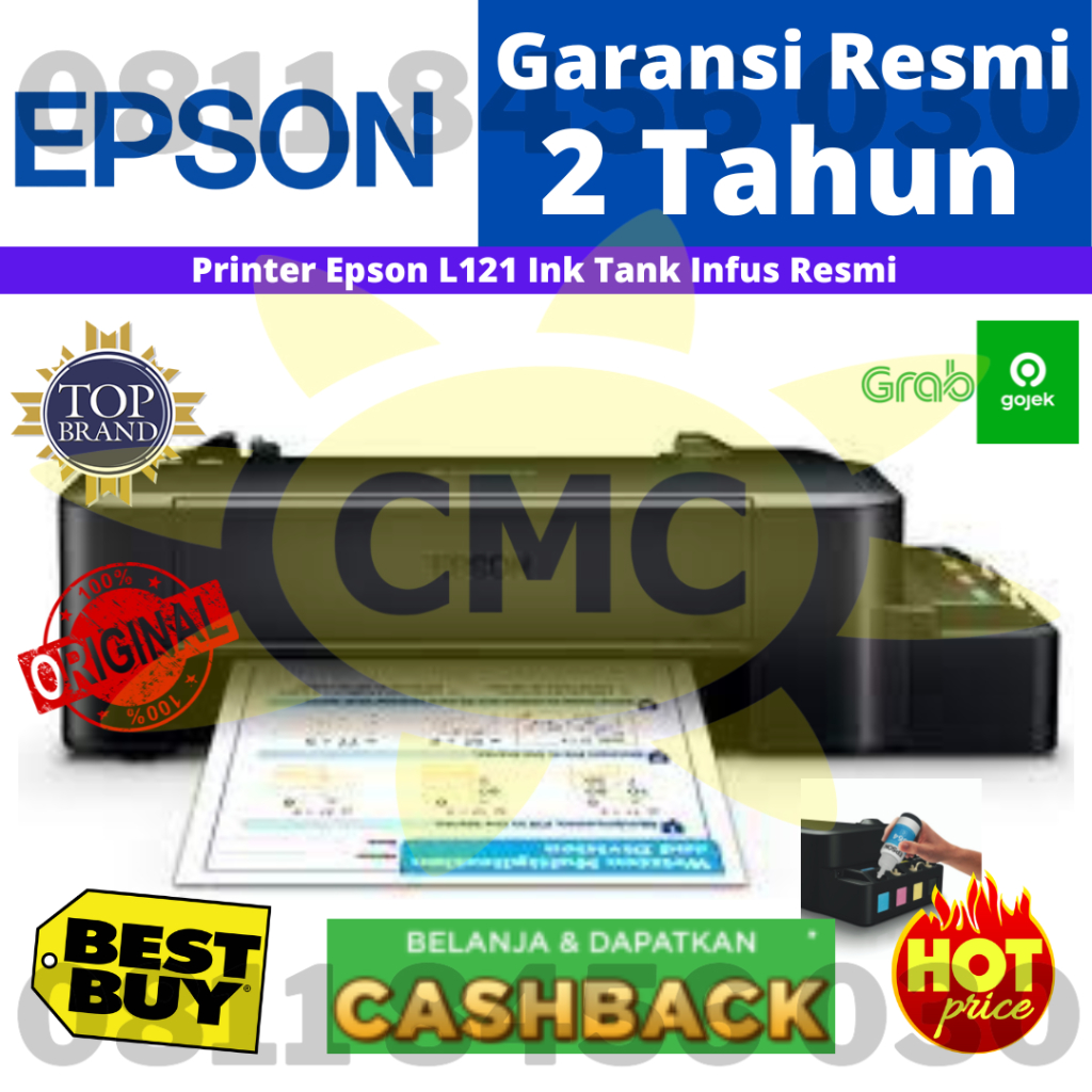Printer Epson L121 L 121 pengganti printer Epson L120 L 120 Resmi