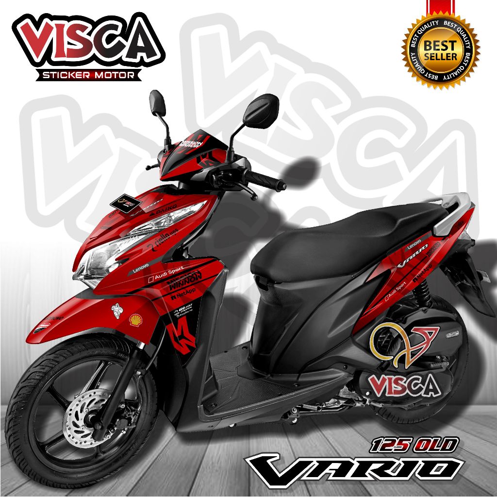 Decal Vario 125 Old Full Body Stiker Vario 125 Old Keren Full Body Striping Vario 125 Old Full Body 