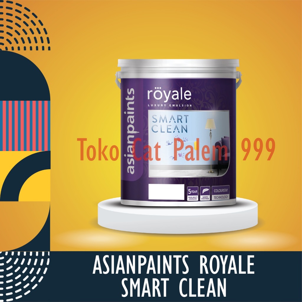 Cat Tembok Dalam Asian Paint Smart Clean Tinting (Bisa Request) 2.5 L
