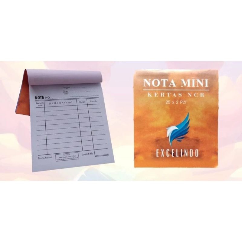 

Nota Kontan Mini Ecelindo /Nota Olshop