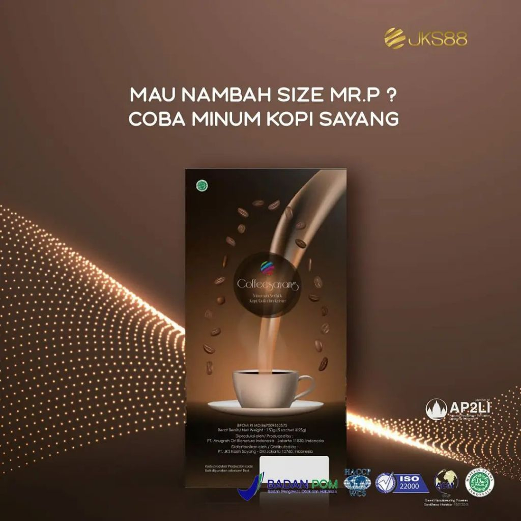 

KOPI SAYANG / NEO COFFEESAYANG JKS88 1 BOX ISI 5 SACHET HALAL ASLI ORIGINAL