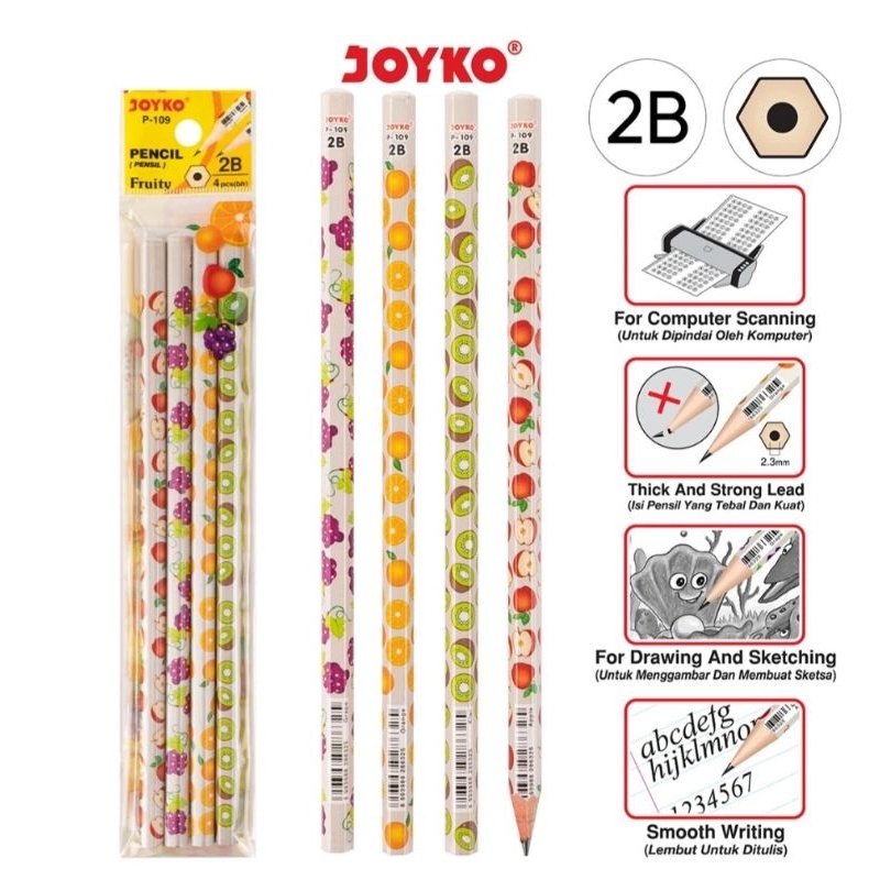 

(BISA COD) JOYKO PENSIL FRUIT P-109